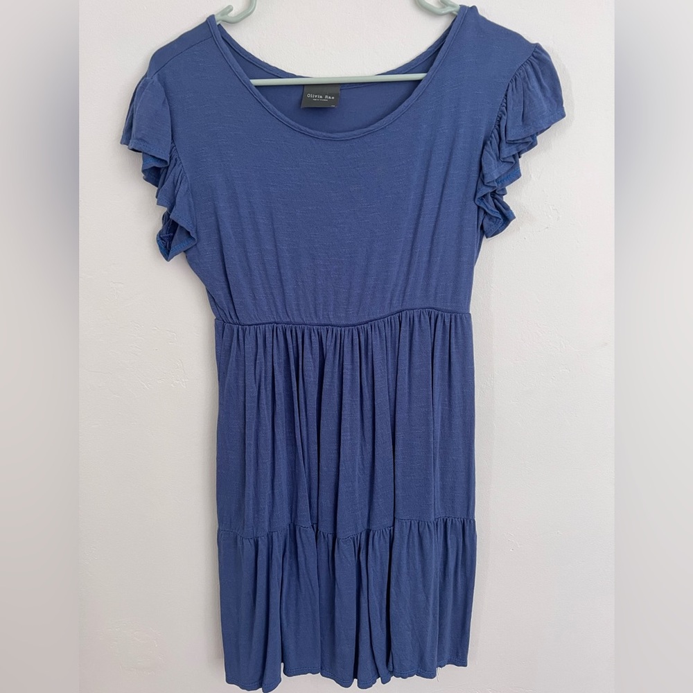 XS Olivia Rae Blue Mini Dress